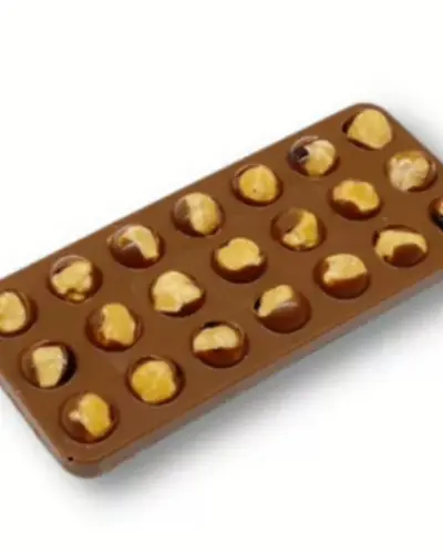 Barre choco lait  noisette sans sucre